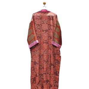 Kimono Vintage de seda largo hecho a mano de alta calidad, batas de dama de honor, Kimono de seda de tamaño libre, ropa de dormir para mujer surtida - Product Image 6