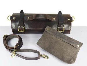 Sac de Chef en Cuir Véritable Durable et Luxueux, Anti-Odeur, pour Couteaux, Portable, pour Voyages Culinaires LBKR-0042 - Product Image 3