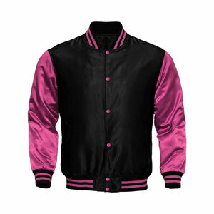Blouson bomber personnalisé avec logo, veste de sport en satin pour homme, veste de baseball pour homme, veste d'équipe pour homme - Product Image 3
