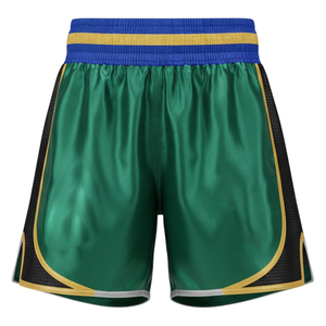 Equipo de Entrenamiento de Boxeo de Poliéster Transpirable de Primera Calidad en Color Verde y Dorado Metálico, Nuevo, para Otoño - Product Image 1