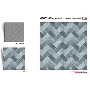 Carreaux de sol numériques en céramique de porcelaine antidérapants, imperméables, de qualité supérieure, épaisseur 9 mm, pour usage commercial, marque Vistaar, vente en gros - Product Image 2