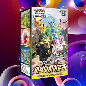 Boîte de cartes à collectionner Pokémon Eevee Heroes, jeu de cartes d'anime coréen, collection de cartes de personnages populaires - Product Image 4