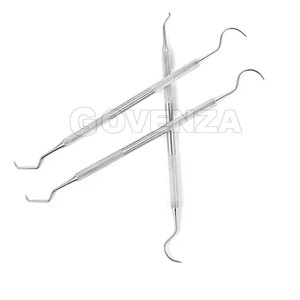 Sonde d'exploration dentaire double-embout en acier inoxydable de haute qualité par William Instruments dentaires manuels - Product Image 2