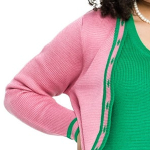Cardigan long en maille rose pour femme, ouvert sur le devant, à manches longues, élégant, décontracté, doux, confortable, idéal pour la superposition - Product Image 4