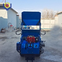 Hochwertiger TAISHANNIU Mini-Diesel-Raupentransporter mit Gummiketten, 6,6 kW/10 PS Motor, 3F+1R Getriebe, Pumpe, für den einfachen Einsatz in der Landwirtschaft