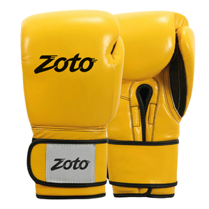 Gants de boxe en cuir PU de haute qualité OEM avec logo personnalisé, support de poignet, pour sac de frappe, vente en gros - Product Image 1