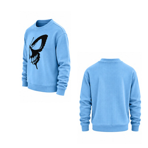 Men Waffle Knit Sweatshirt Casual Crew Neck Long Sleeve <b>Thermal</b> Textured Pullover Custom OEM Fashion <b>Top</b> Manufacturer Sportswear - Product Image 6