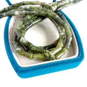 Cuentas Sueltas de Jade Jasper Verde Claro, 16 Pulgadas - Product Image 6
