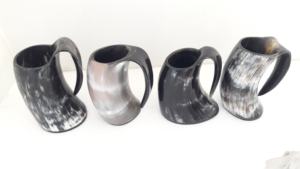 Nouvelle conception de tasse en corne de viking polie, capacité de 200 ml à 250 ml, passe au lave-vaisselle, en provenance d'Inde par Quality Handicrafts - Product Image 3