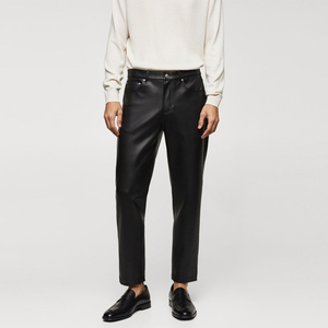 ผู้จัดจำหน่ายขายส่งที่ดีที่สุด หนังแท้คุณภาพเยี่ยม กางเกงหนังแฟชั่นสำหรับผู้หญิง กางเกงหนังคุณภาพพรีเมียมสำหรับผู้ชาย รับผลิตแบบ OEM - Product Image 1