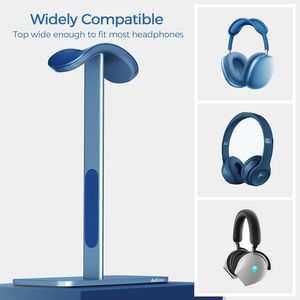 Supporto per Cuffie in Alluminio per Airpods Max con Modalità Sleep, Cuscinetto Protettivo Antiscivolo in Pelle - Product Image 1