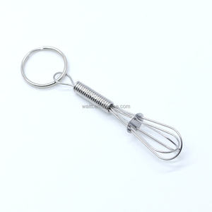 304 Roestvrijstalen Mini Ei Garde Sleutelhanger Charme Keuken Gebruiksvoorwerp Sleutelhanger - Product Image 1