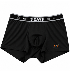 Calzoncillos bóxer de punto al por mayor para hombre, de cintura elástica media, transpirables, de algodón y elastano, de secado rápido, ecológicos - Product Image 3