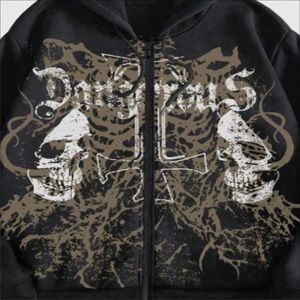 เสื้อฮู้ดดี้โอเวอร์ไซส์ผ้าฝ้ายสำหรับฤดูหนาว ขายส่ง ผู้ชาย พิมพ์ลายสามมิติแบบนูนลายใยแมงมุม แฟชั่นสตรีท ผลิตและจำหน่ายจำนวนมาก - Product Image 3