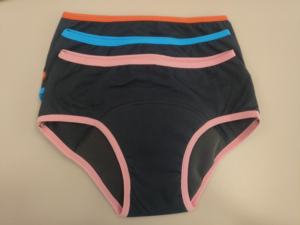 Ropa interior reutilizable para mujer, talla grande, diseño liso, para uso diario, cintura semialta, 100% algodón, tipo hipster, en oferta. - Product Image 2