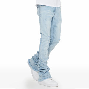 Pantalones Vaqueros de Mezclilla de la Mejor Calidad, Elegantes, Casuales, a la Moda, Diseño Personalizado, Corte Regular, Cómodos, Ropa Exterior, Pantalones Vaqueros para Hombre - Product Image 4