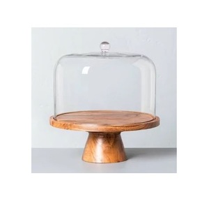 OEM Manufacturer Rustic Wooden <b>Cake</b> Pedestal <b>Stand</b> For <b>Cake</b> Dessert Cupcake And Bakery Presentation - Product Image 6