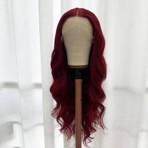 Extensions de cheveux brésiliens Remy rouges de marque premium, tissage double trame, pointes double drawn, mèches douces, ligne de cheveux réaliste - Product Image 3