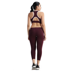 Conjuntos Deportivos Personalizados para Mujer, Ropa Deportiva Ajustada, Ropa de Yoga, Cómoda, Sin Costuras, con Logotipo Frontal, Traje de Yoga - Product Image 2