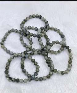 Bracelet en labradorite naturelle, 8 mm, coupe diamant, perles de pierre de cristal, guérison Reiki, couleur verte, prix compétitif, vente flash - Product Image 2