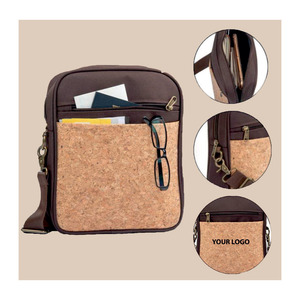 Sac à bandoulière multifonctionnel Liviya en tissu résine écologique pour ordinateur portable, organisateur/agenda, modèle 199, pour usage professionnel et salons professionnels - Product Image 4