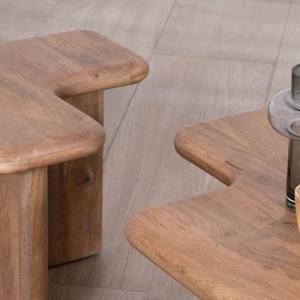 Mesa de centro Vandana Golden Mark en madera de mango Naura con un toque orgánico - Product Image 5