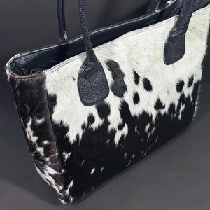Nouveaux sacs à main en cuir véritable pour femmes, design personnalisé, cuir de vachette, entièrement personnalisés, faits à la main, mode, imperméables, respirants, deux poignées - Product Image 4