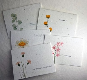 Cartes de vœux créatives faites à la main de qualité export, en papier recyclé, élégantes pour les anniversaires et les fêtes - Product Image 1
