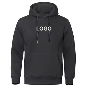 Suéteres de otoño e invierno para hombre, gran oferta, sudaderas con capucha de moda escolar, sudadera de lana cálida, Color sólido, informal, bordado, teñido liso - Product Image 6
