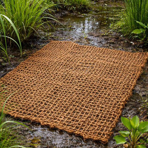 Geotextil de Fibra de Coco para Control de Erosión, Jardinería y Acondicionamiento del Suelo, Tapete de Fibra de Coco Natural Tejida - Product Image 1