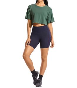 Women Soft Cotton Workout <b>Crop</b> <b>Tops</b> Tshirts Short Sleeve Yoga Shirts Casual Athletic Running <b>Crop</b> <b>Tops</b> 2026 - Product Image 2