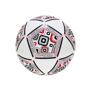 Balón de Fútbol Widbun de PU con Impresión por Sublimación, para Todas las Temporadas, Entrenamiento al Aire Libre, Patrón Blanco y Azul - Product Image 4