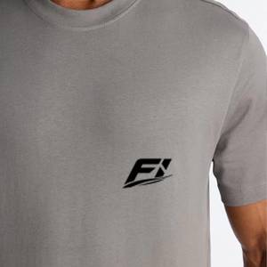 Camisetas de Algodón Transpirables Extra Grandes para Hombre, con Logotipo Personalizado, Cuello Redondo, Color Sólido, Corte Holgado, Ropa Urbana, Proveedor Mayorista de EE. UU. - Product Image 3