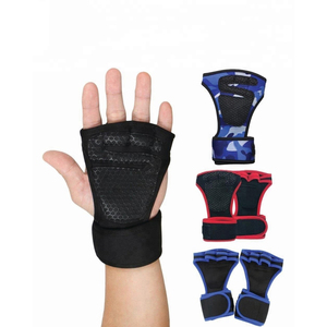 ถุงมือออกกำลังกายแบบนีโอพรีน OEM ODM แบบกำหนดเอง พร้อมที่รองรับข้อมือแบบมีแผ่นรองกันลื่น สำหรับครอสฟิต ยกน้ำหนัก ระดับมืออาชีพ - Product Image 6
