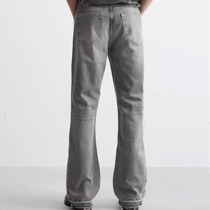 Pantalones Vaqueros Anchos Personalizados para Hombre, Talla Grande, con Estampado, Estilo Casual Urbano, Lavado Veraniego - Product Image 5