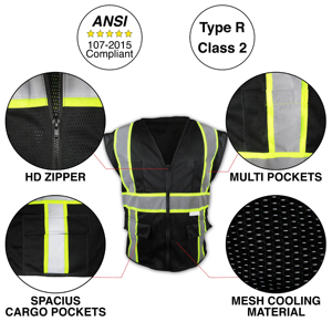 High Visibility Reflective Overalls <b>Waterproof</b> Safety Workwear for Construction Industrial Outdoor Road <b>Work</b> Protection Wear - Product Image 5