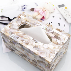 Handmade Natural <b>Marble</b> Tissue Box Holder Modern Design Elegant Tabletop Display Waterproof Washable High Quality JANNAT EXPORT - Product Image 6