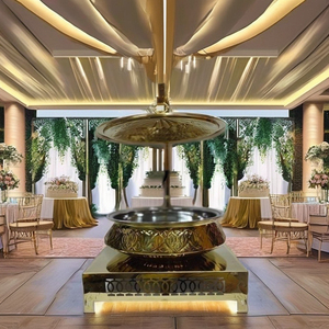 Recipiente para Servir Comida Caliente y Fría, Olla de Acero Inoxidable, Calentador de Alimentos, Servicio de Catering, Suministros para Bodas, Eventos y Hoteles - Product Image 1