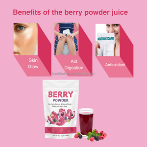 Pó de Superalimento Vermelho em Alta Venda Mistura de Pó de <span class=keywords><strong>Smoothie</strong></span> de Açaí Sabor de Frutas Mistas - Product Image 4