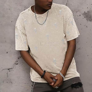 Camiseta de Compresión para Hombre de Secado Rápido con Diseño Moderno, Camisetas de Alta Calidad con Pedrería para Hombre - Product Image 5