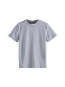 T-shirt pour homme, coupe classique, col rond, manches courtes, couleur unie, polyester et coton, style décontracté, tissu jersey tricoté, personnalisable - Product Image 6