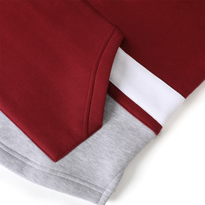 Sweat à capuche de hockey Texas Southern Maroon, sweat à capuche de hockey personnalisé, bordeaux, lettres grecques brodées, coton molletonné unisexe - Product Image 6