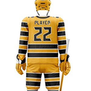 Uniforme de Hockey sobre Hielo de Moda, Material 100% Poliéster, Transpirable, Ecológico, Tejido que Absorbe la Humedad para Adultos - Product Image 6