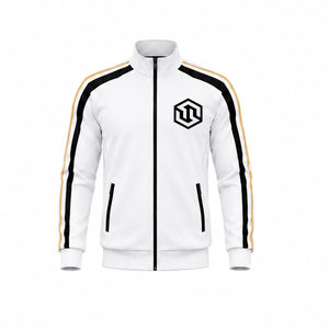 Ensemble de survêtement de sport de luxe pour homme |   Veste de sport tendance, pantalon de jogging |   Vêtements de sport légers en polyester 100% pour l'hiver - Product Image 3