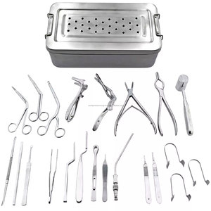 Ensemble d'instruments de septoplastie WORLD PRECISION SURGICAL ENT SMR WPS-BS-SMR21 21 pièces, instruments chirurgicaux manuels en acier inoxydable - Product Image 2