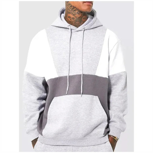 Sudadera con Capucha Básica para Hombre, Sudadera con Capucha de Forro Polar, Capucha Ajustable, Bolsillo Delantero, Suave, 100% Algodón, Cómoda para Uso Diario - Product Image 1