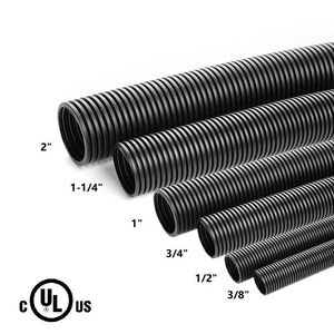 Tube flexible ondulé PA6 PA66 pour protection de câbles, <span class=keywords><strong>gaine</strong></span> de protection de fils, tuyau électrique en plastique - Product Image 1