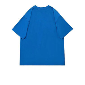 Coton 100% de haute qualité pour t-shirt, impression de logo 3D personnalisée, coupe unisexe classique, poids lourd 240g, streetwear écologique - Product Image 2