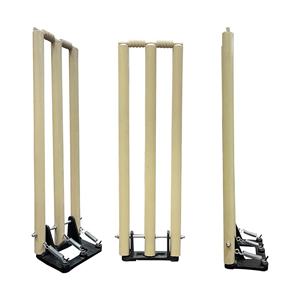 Premium Quality Cricket Wickets Set Durable Wooden Stumps & Bails for Professional Match Play Equipment - Product Image 1