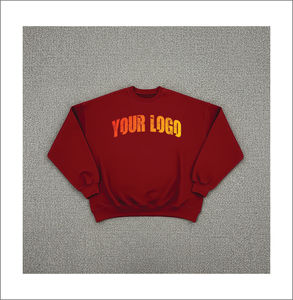 Sweat-shirt pour homme de qualité supérieure, brodé, effet délavé, col rond, coupe ample, streetwear, confortable, style hip-hop - Product Image 5